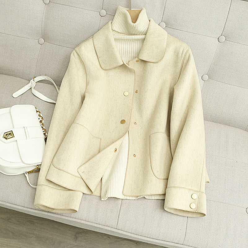 Double-sided Woolen Coat For Women