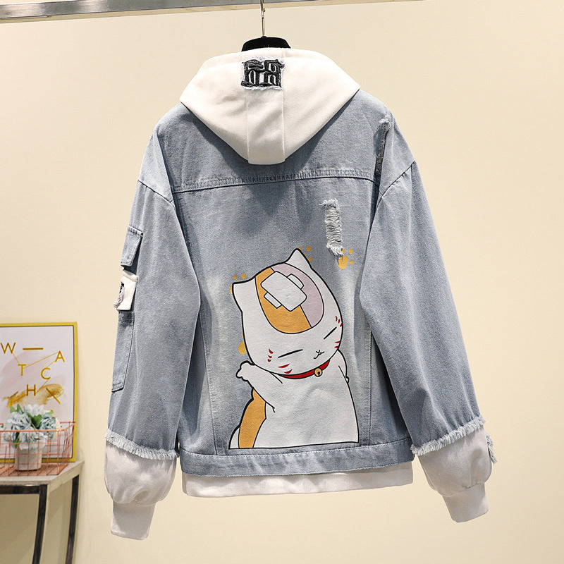 Denim Jacket Women All-match Loose